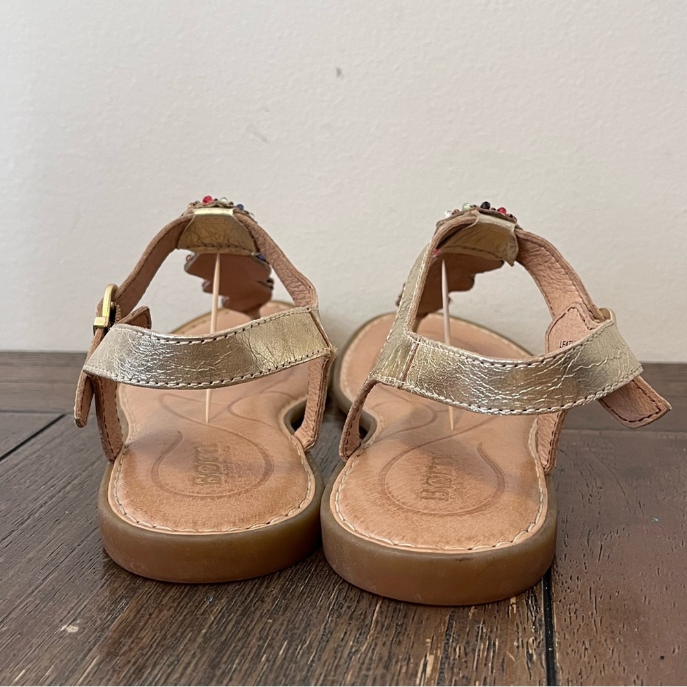 Born Gold Sandals Womens size 8 - Picture 6 of 7